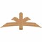 Ekena Millwork Davenport Timber Gable Bracket, Western Red Cedar, 60"W x 22"H x 1 1/2"D x 5 1/2"F, 9/12 Pitch GBW060X22X0206DAV00SWR - alternate 1